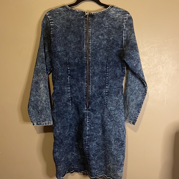 Stone Washed Denim Jean Dress by Shop WTD Size 2XL - Picture 2 of 5